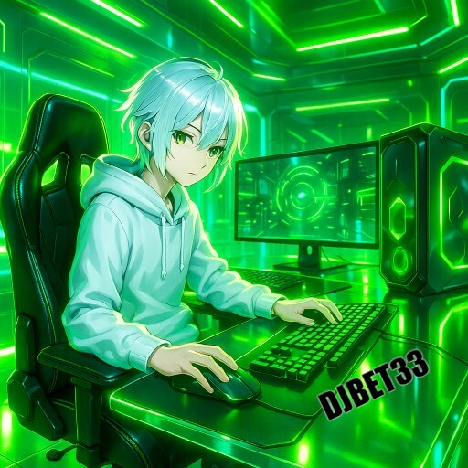 Tela do aplicativo DJBET33 com interface moderna e notificações em tempo real