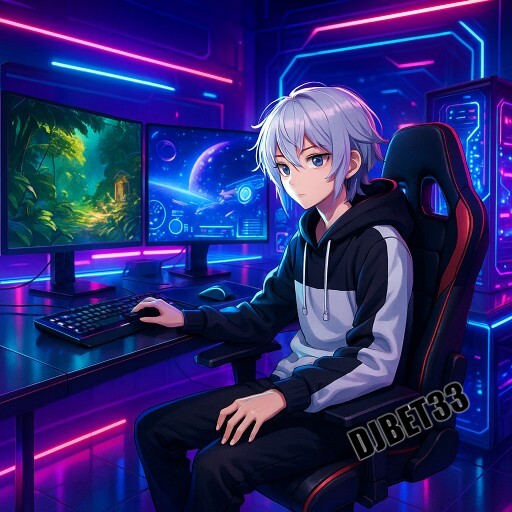 Imagem promocional da DJBET33 mostrando a plataforma e suas vantagens