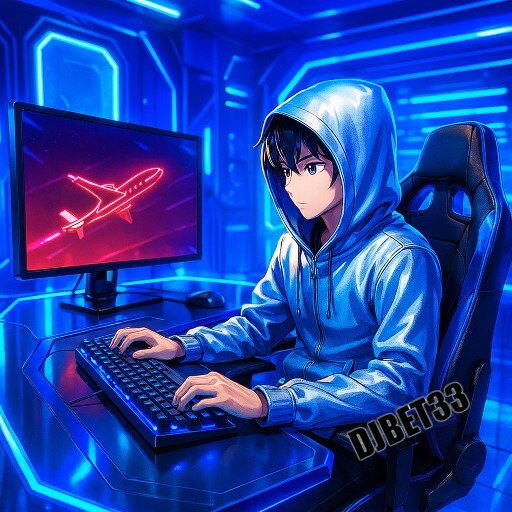 Imagem promocional da DJBET33 mostrando a plataforma e suas vantagens