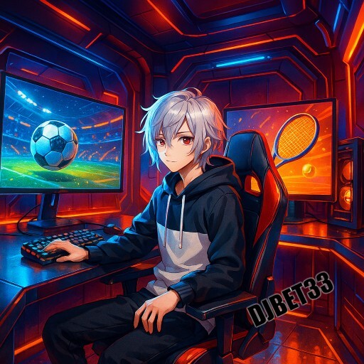 Imagem promocional da DJBET33 mostrando a plataforma e suas vantagens