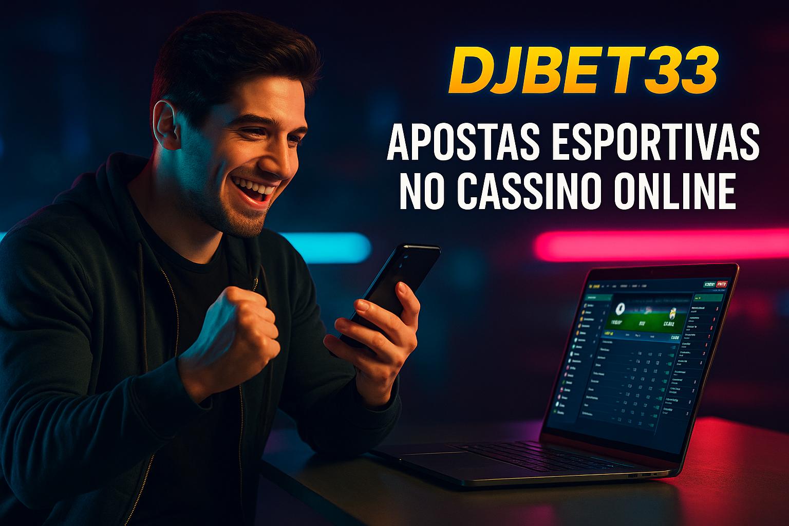 Aposte em apostas esportivas no cassino online DJBET33
