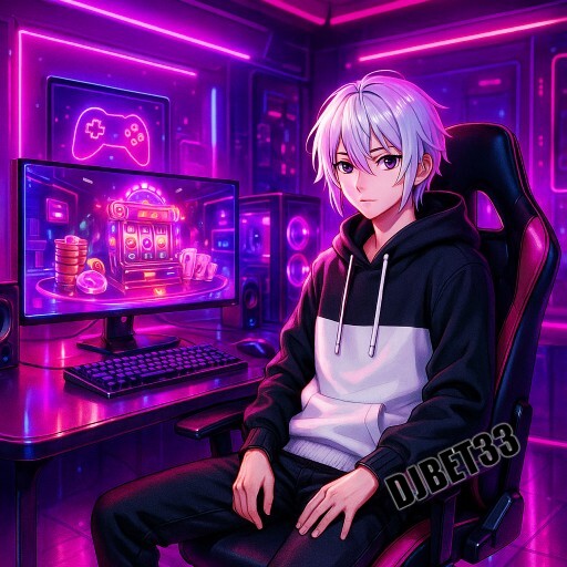 Imagem promocional da DJBET33 mostrando a plataforma e suas vantagens