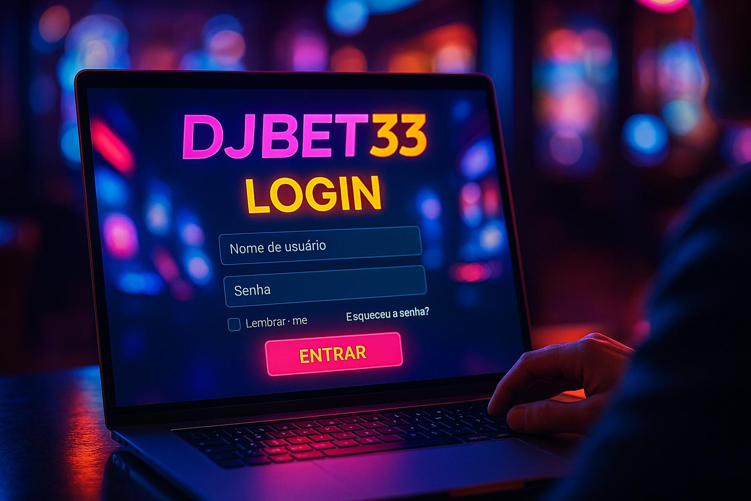 Criar uma nova Conta no plataforma DJBET33