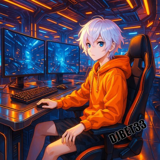 Imagem promocional da DJBET33 mostrando a plataforma e suas vantagens