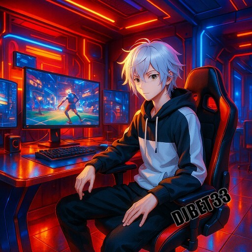 Imagem promocional da DJBET33 mostrando a plataforma e suas vantagens